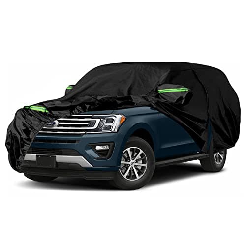 Waterproof Car Cover Replace for 2007-2025 Ford Expedition/Lincoln Navigator SWB, 6 Layers All Weather Car Covers with Zipper Door for Snow Rain Dust Hail Protection (Expedition)