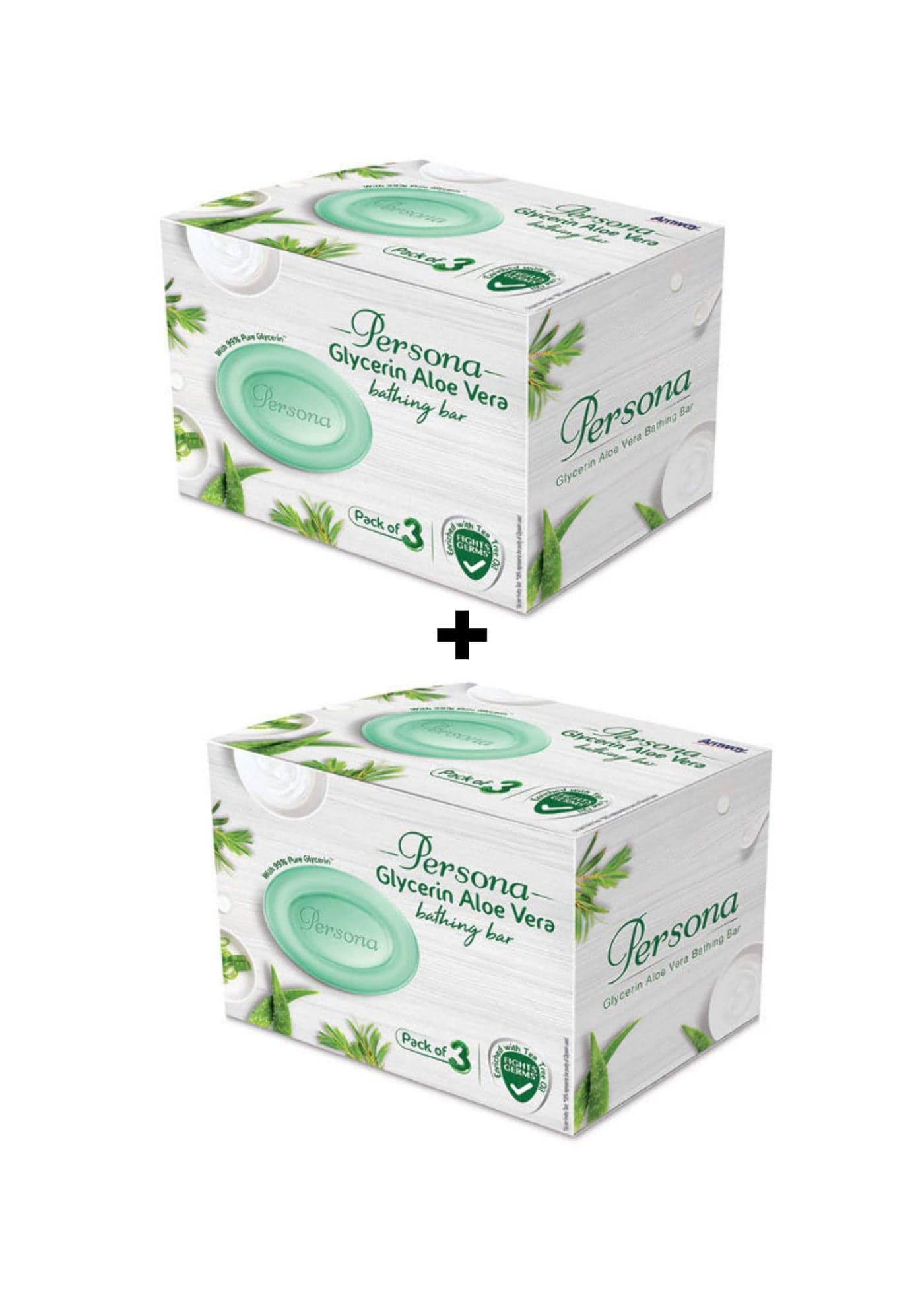 Amway Persona Glycerin Aloe Vera Bathing Bar (Pack of 9)