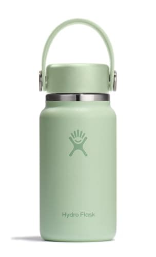 Hydro Flask Micro Bottle - Insulated Mini Leak Proof Flask for Purse or Pocket in 6.7 Oz Aloe Green