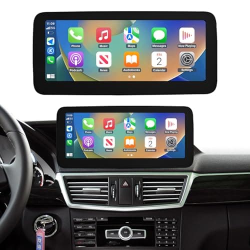 NINETOM 1025 inch Touchscreen Wireless CarPlay Android Auto Multimedia Car Radio Receiver Compatible with Mercedes Benz E Class W212 with NTG40 System 20092012