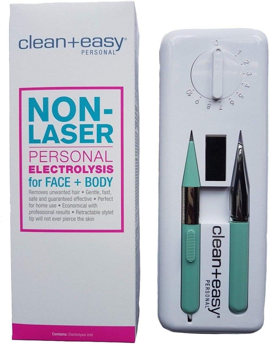 Clean Easy Deluxe Home Electrolysis Permanent Hair Removal Kit