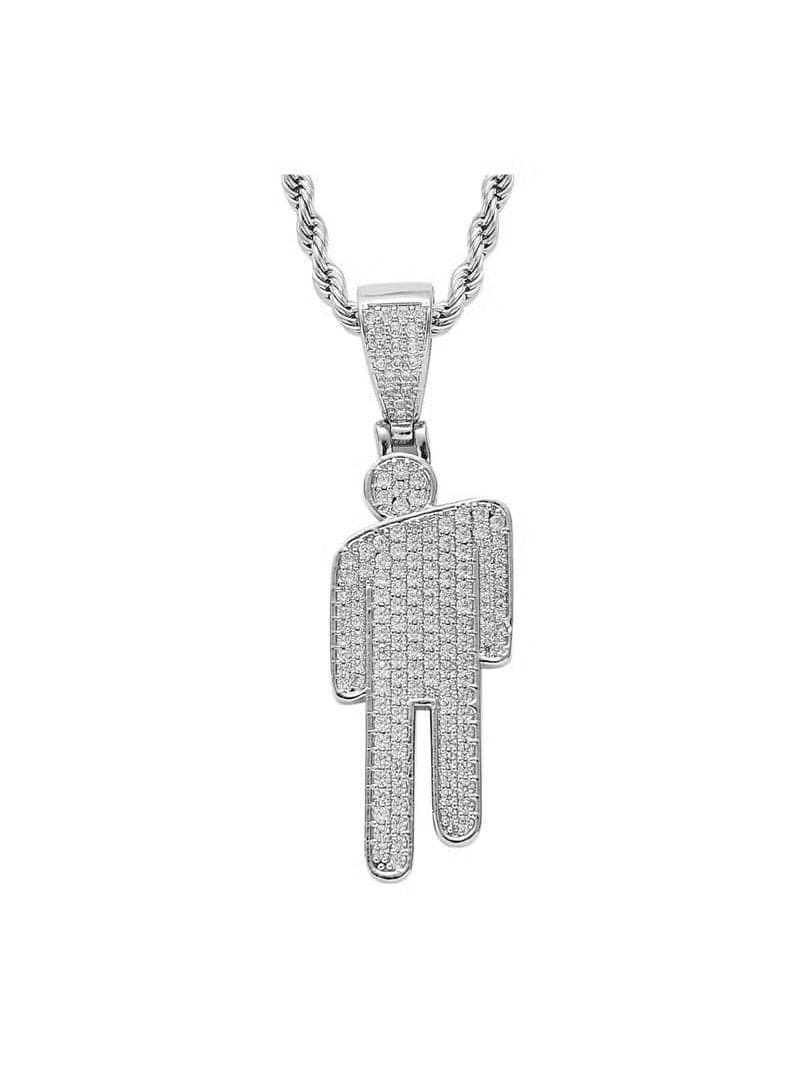 Billie Eilish Necklace Pendant Silvery