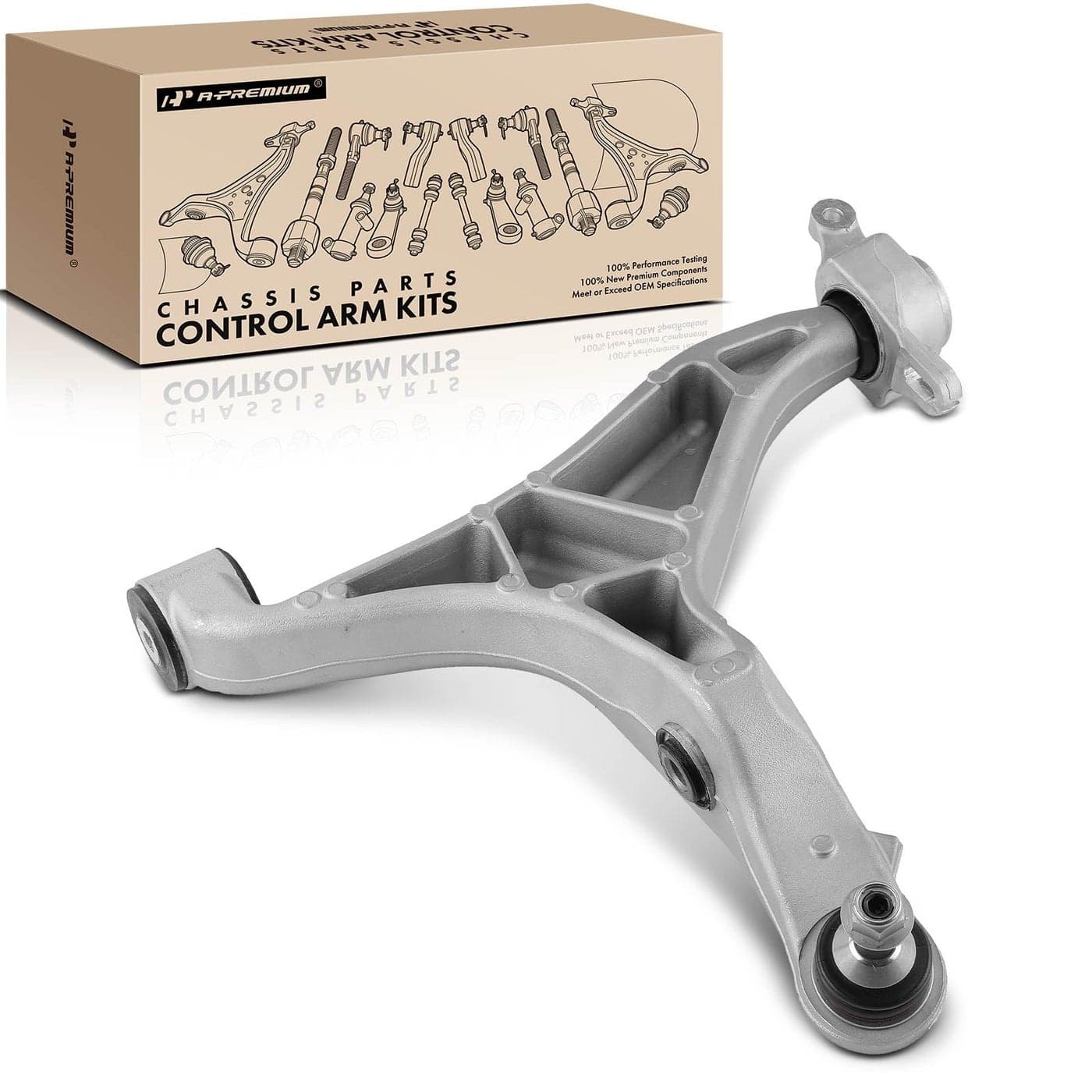 APremium Front Right Lower Control Arm with Ball Joint Bushing Compatible with Jeep Grand Cherokee Dodge Durango 20162020
