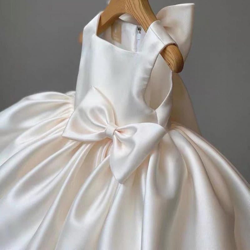 Baby Girl'S One-Year-Old Dress, Girl'S Wedding Dress, Daily Birthday Dress, Flower Girl'S Tutu Skirt, Girl'S Dress