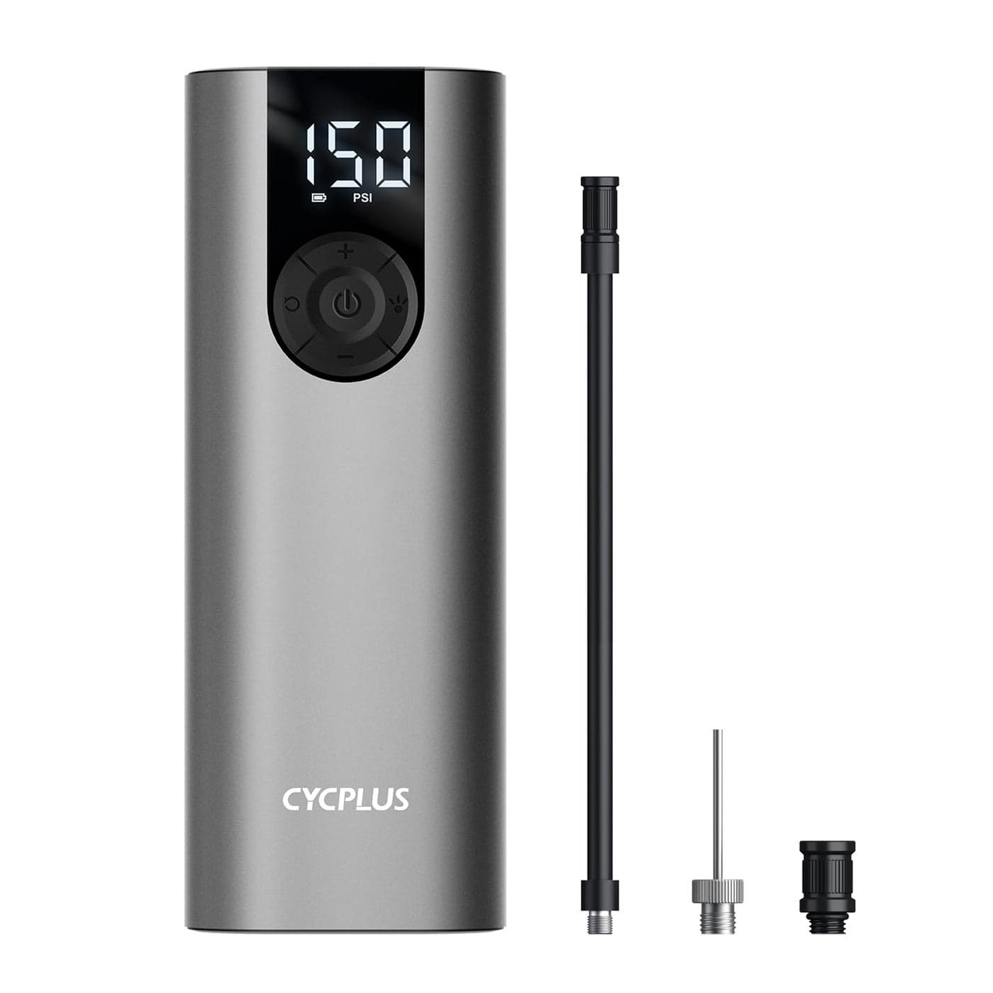 CYCPLUS Tire Inflator Portable Air Compressor 150 PSI Cordless Air Pump with Digital LCD Screen Pressure Gauge Electric Pump for Car Motorcycle Bicycle and Balls