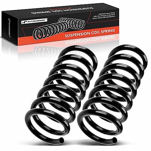 A-Premium 2Pcs Rear Left and Right Suspension Coil Springs Set Compatible with Chevrolet Traverse & GMC Acadia Limited & Buick Enclave & Saturn Outlook, Driver and Passenger Side