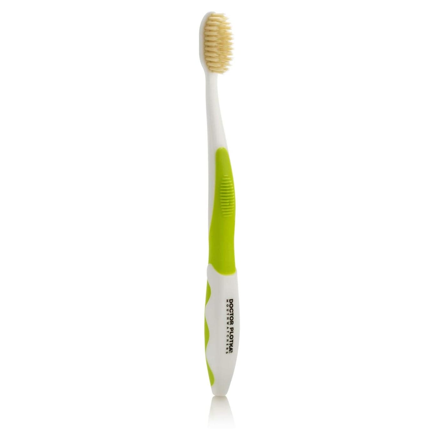 MOUTHWATCHERS Soft Flossing Toothbrush 1 Green Manual Toothbrush for Adults Ultra Clean Good for Sensitive Teeth and Gums by Dr Plotkas