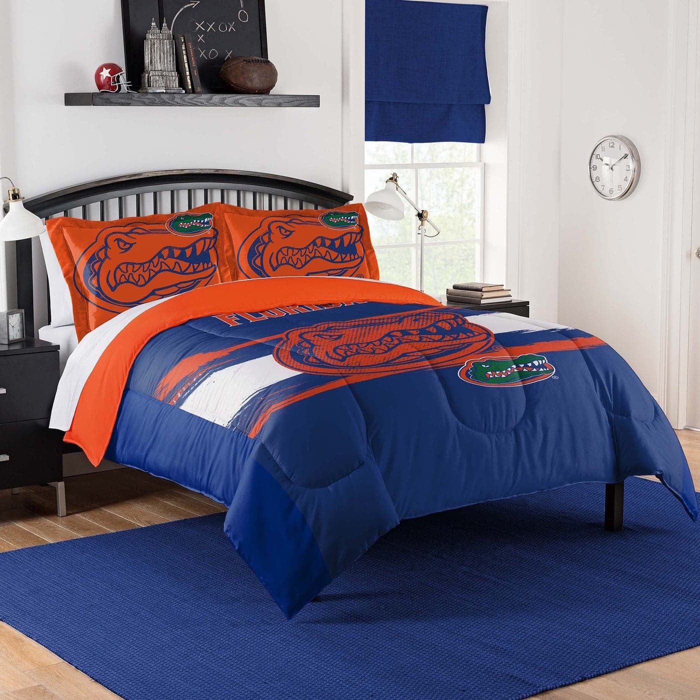 Northwest NCAA Florida Gators Comforter Sham Set FullQueen