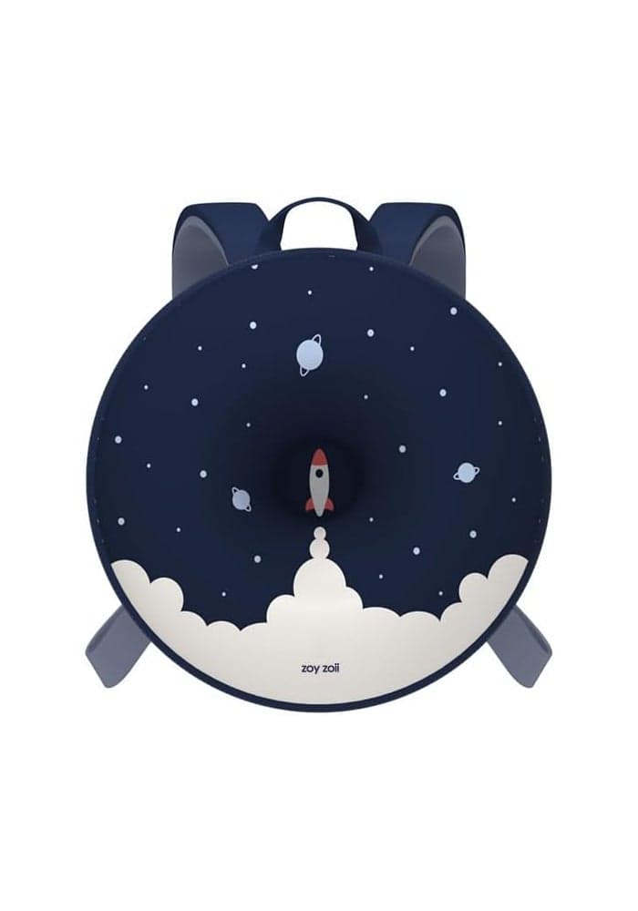 Glitters Kids Backpack with Rocket Design - Blue