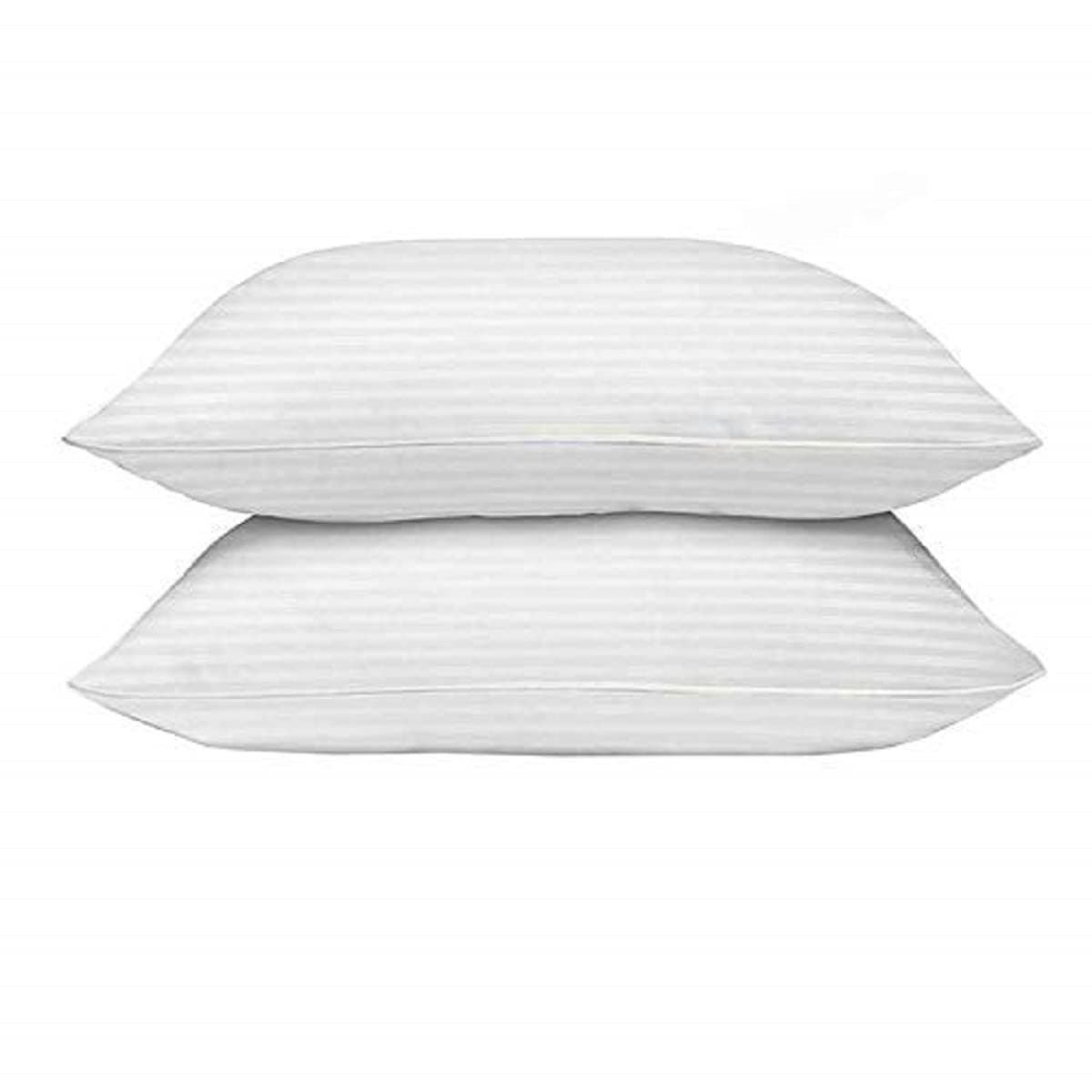 Habitat Rectangular 12x24 Inches Cushion Set of 2 Nadia Microfiber Hotel Quality Premium Fibre Soft Cushion Lumbar Pillow Filler White