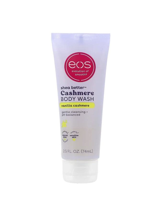 EOS, Shea Better™, Cashmere Body Wash, Vanilla Cashmere, 2.5 fl oz (74 ml)