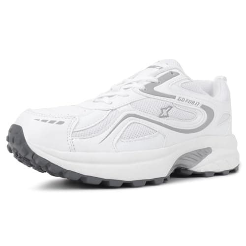 SPARX Mens SM 171 | Enhanced Durability & Soft Cushion | White Running Shoe - 7 UK (SM 171)