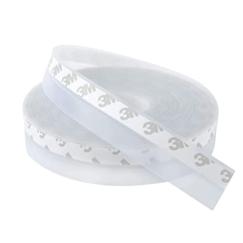 HASTHIP® 1 Roll 10M Window Seal Strip, Window Weather Stripping, 35MM Door Weatherstrip, Door Seal Strips, Weather Stripping for Doors and Windows (Transparent), Silicone