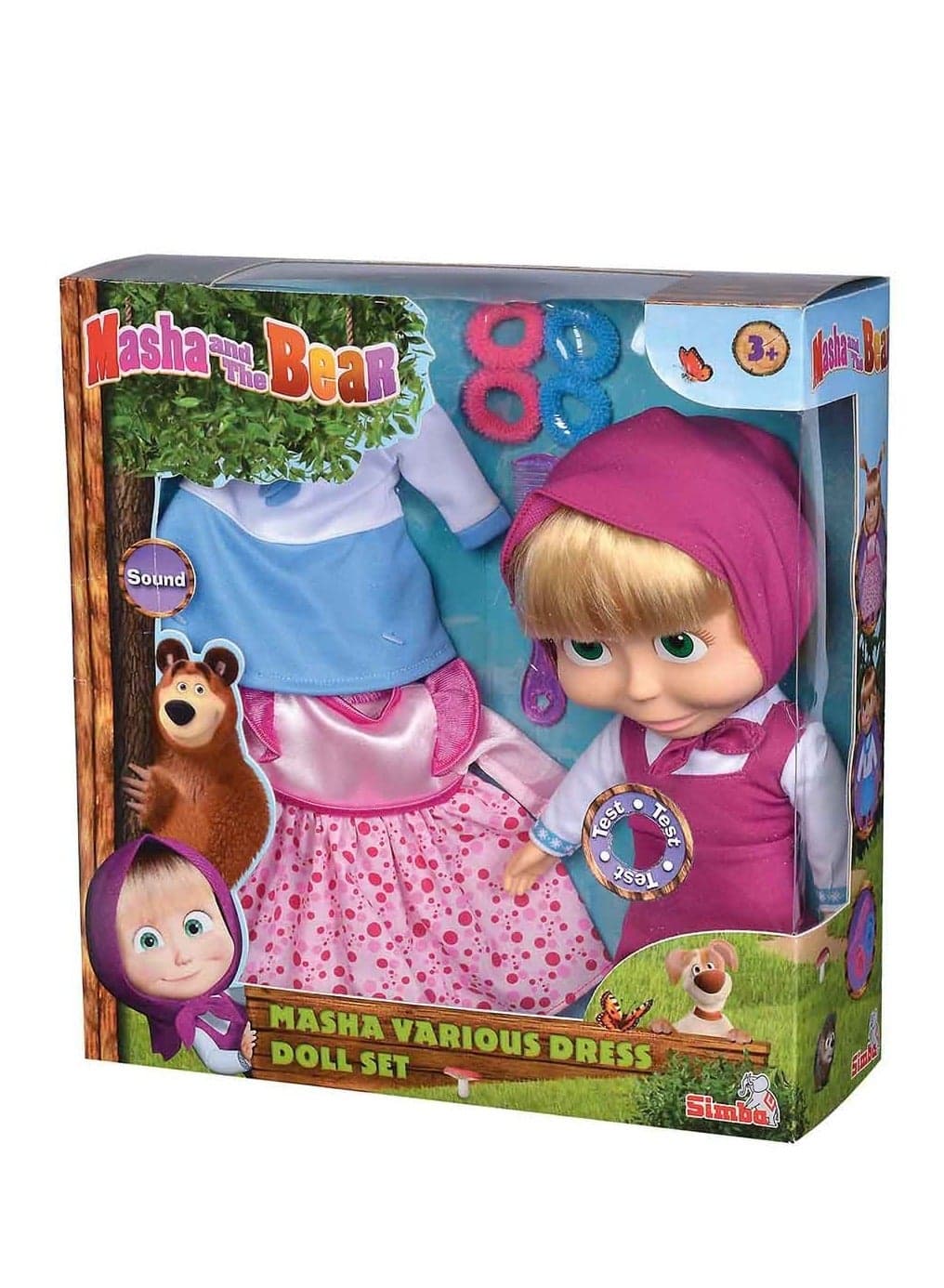 Doll With 2 Extra Dresses