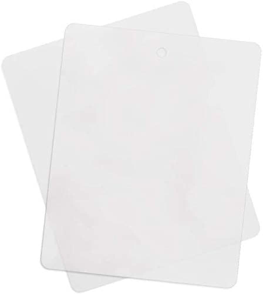 Thin Clear Flexible Plastic Cutting Board Chopping Mat 12 x 15 2