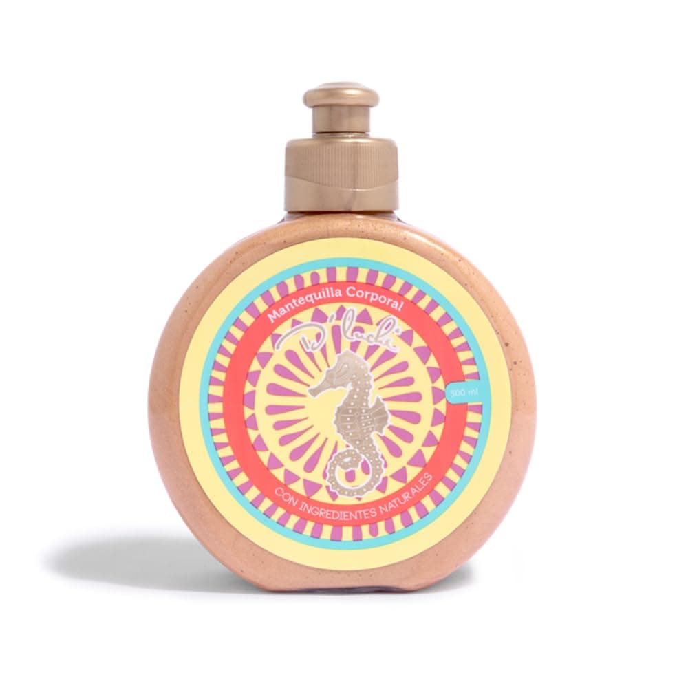 kaba DLuchi Body Butter Made With Natural Coconut Oil and Vitamin E Provides Intense Nourishment Hydration Moisturize Skin With Golden Glitter 10 Oz