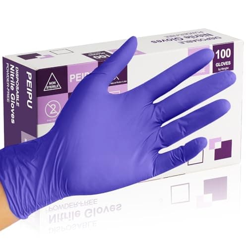 PElPU Nitrile GlovesDisposable cleaningSmall 100Count Powder Free Latex FreeUltraStrongFood Handling Use Single Use NonSterileProtective Gloves