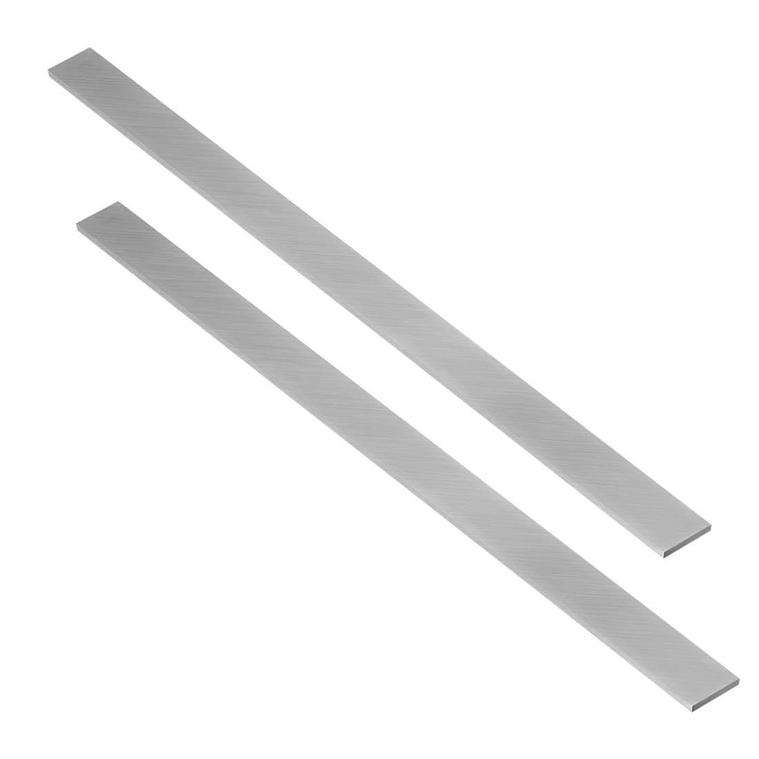 uxcell HSS Lathe Tool Bit 2mm x 12mm x 200mm Square Lathe Turning Tool Blanks High Speed Steel Rectangular Fly Cutter Mill Blank 2pcs