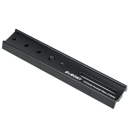SVBONY SV219 Dovetail Mount Plate, 210mm 8.26 inches Universal Dovetail Plate Compatible with Vixen Dovetail Saddles, Telescope Accessories for OTA Equatorial Tripod Sky Astrophotography