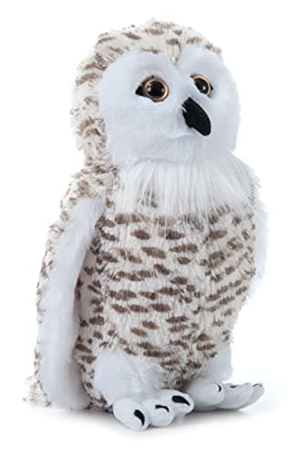 The Petting Zoo Snowy Owl Stuffed Animal Plushie Gifts for Kids Wild Onez Zoo Animals White Owl Plush Toy 12 Inches