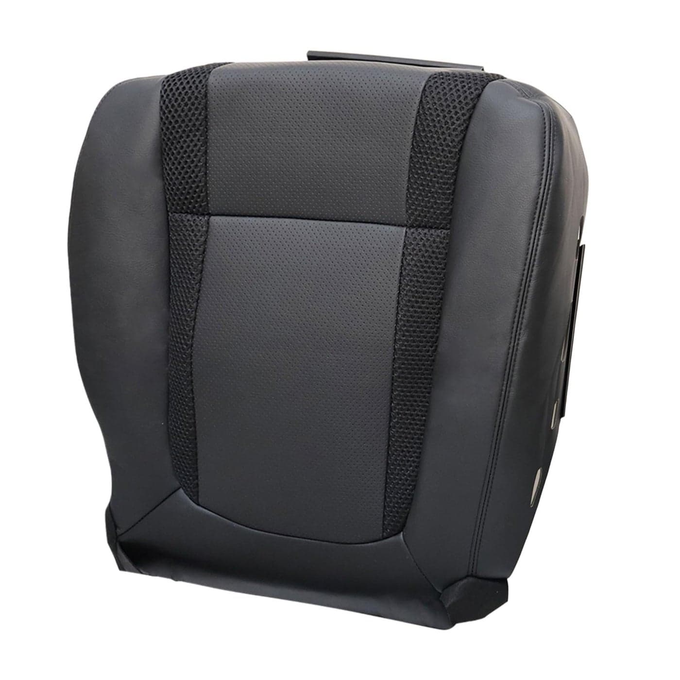 AOUTTUOA Front Left Driver Side Bottom Microfiber Leather Seat Cover Black Compatible with Ford F150 Raptor SVT 2010 2011 2012 2013 2014