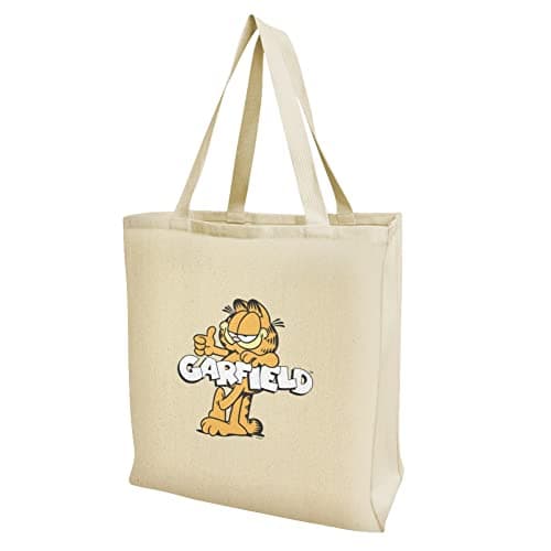 Garfield with Logo Grocery Travel Reusable Tote Bag