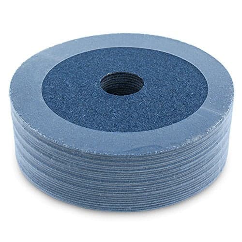 BHA Zirconia Resin Fiber Grinding and Sanding Discs, 5” x 7/8”, 60 Grit - 25 Pack