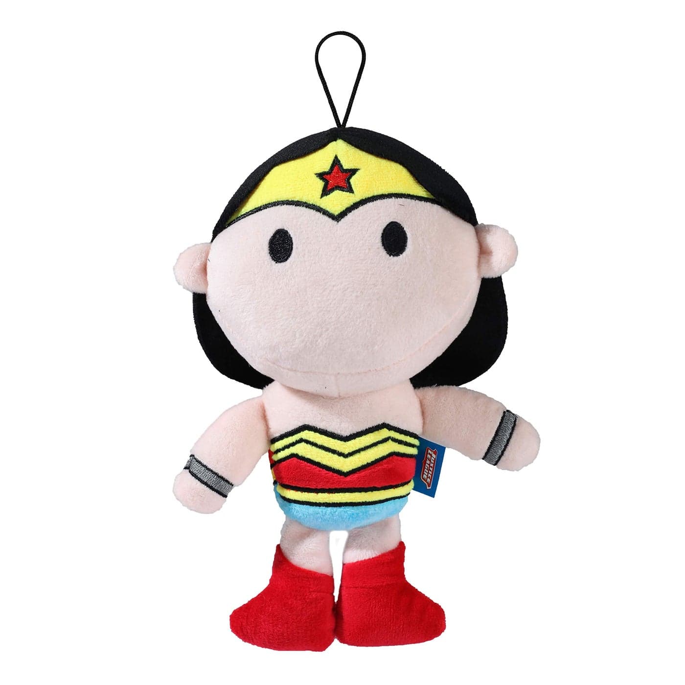 DC Comics for Pets Wonder Woman Mini Plush Figure Dog Toy 6 Squeaky Plush Dog Toy Fun and Adorable Small Dog Toy for Small Dogs in Red Dog Toy With Squeaker