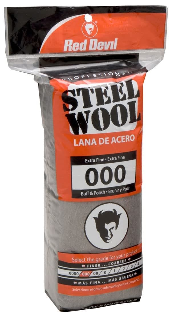 Red Devil 0311 Steel Wool 000 Extra Fine Pack of 96