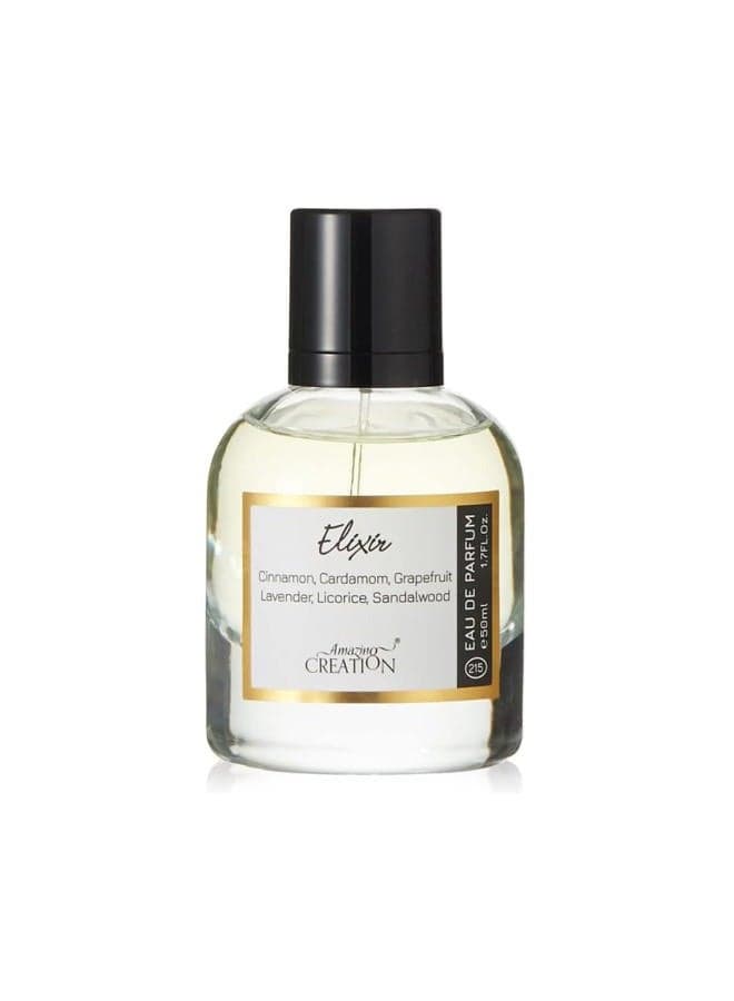 Elixir Eau de Parfum - Lavender & Amber Fragrance for Men 1.7 Fl Oz / 50ml