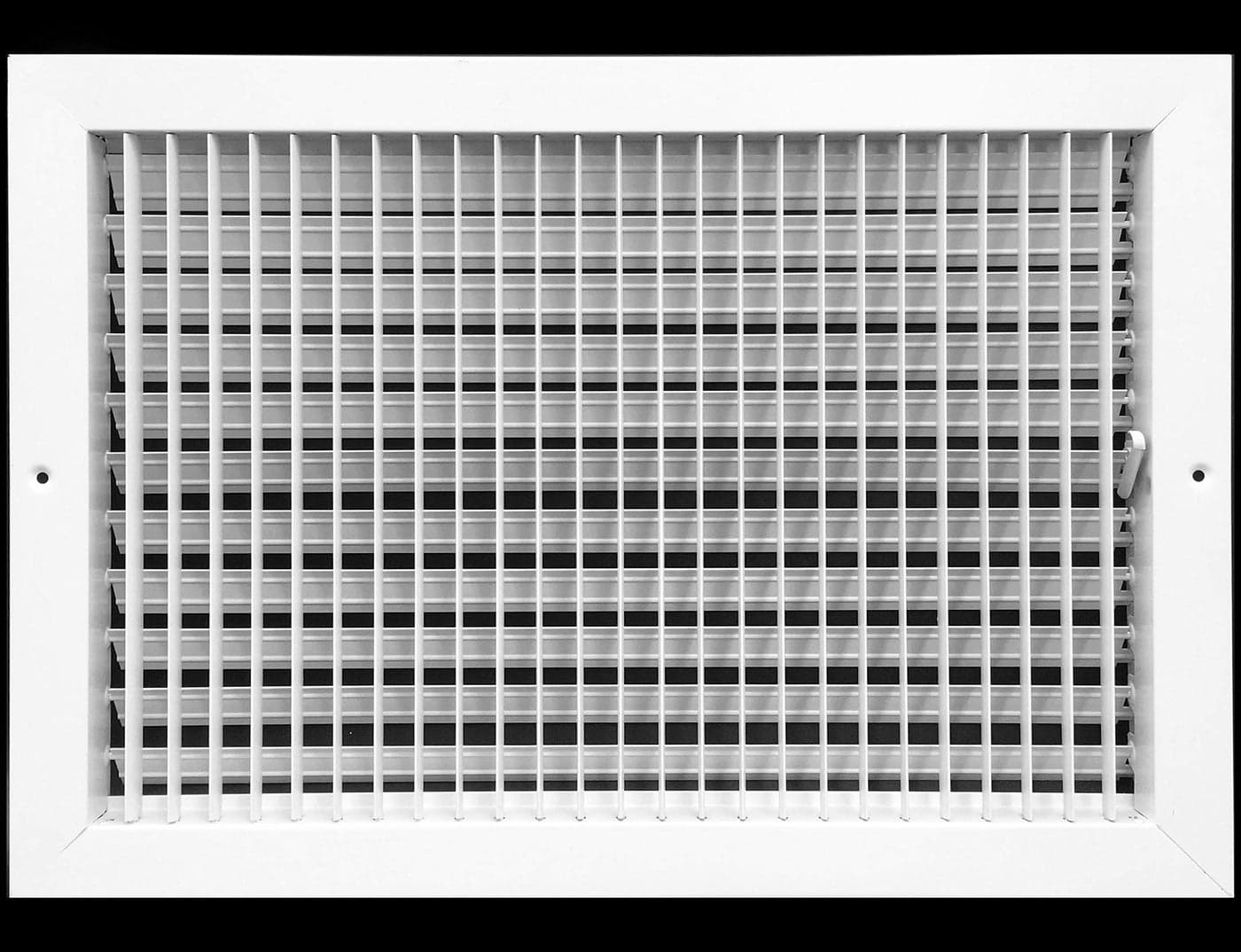 18 X 12 Adjustable AIR Supply Diffuser HVAC Vent Cover Sidewall or Ceiling Grille Register High Airflow White Outer Dimensions 1975 w X 1375 h