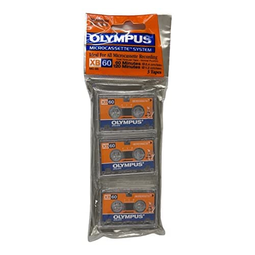 Olympus Microcassette System XB60 3-PACK