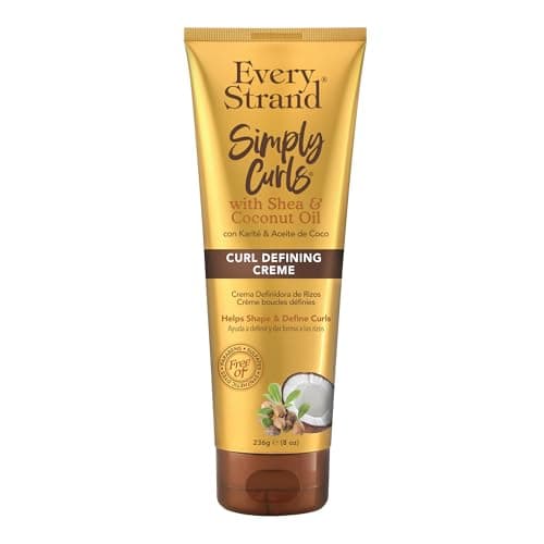 Every Strand Curling Creme Simply Curls Coconut Oil and Shea Butter 8 oz