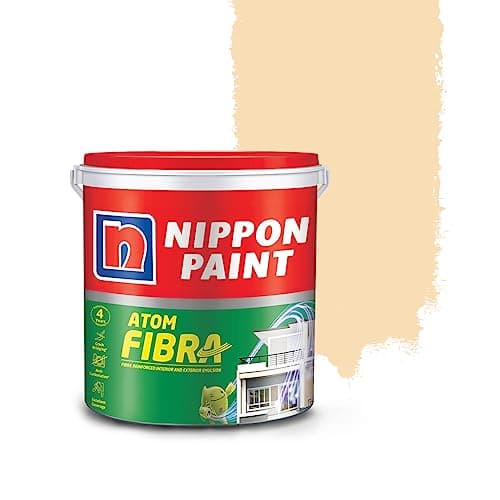 Nippon Paint Atom Fibra 2 In 1 Interior & Exterior Emulsion 1 L Oranges (Sheer Chiffon)