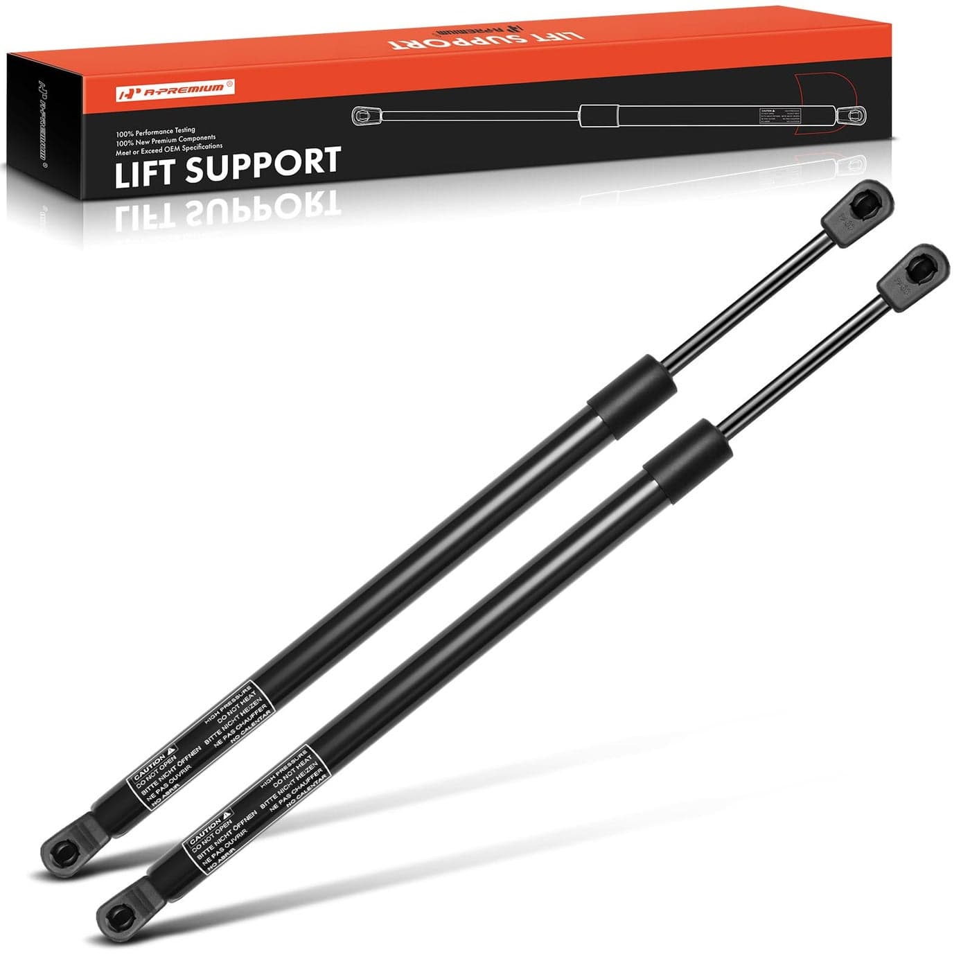 APremium Tailgate Rear Liftgate Lift Supports Struts Compatible with Select Dodge Chrysler and Ram Models Grand Caravan 20082017 Town Country 20082016 CV 1215 With Power Liftgate2PC Set