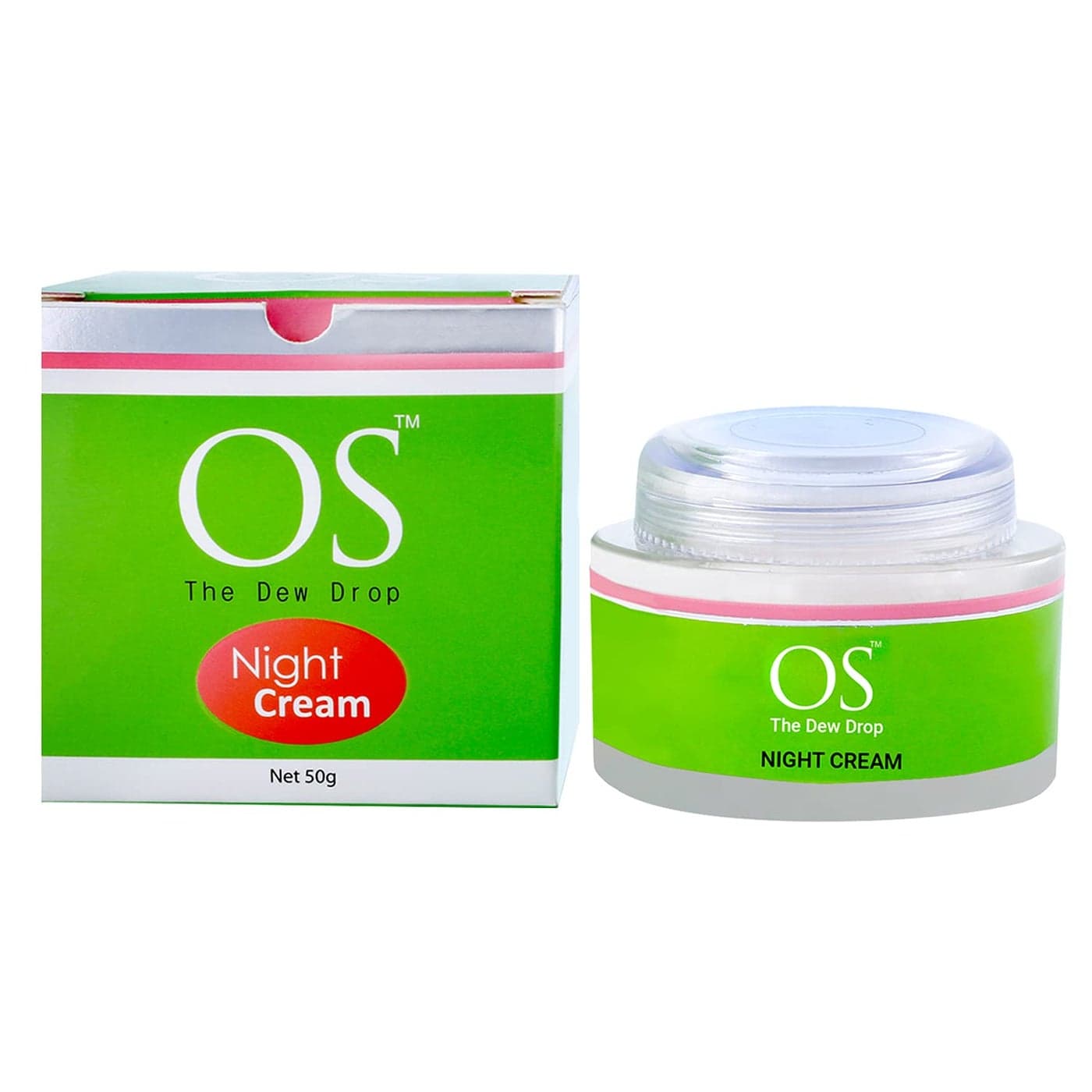 Le Bonheur OS Women Night Cream Neck Natural Skin Care Face Moisturizer Light Pink 50 g
