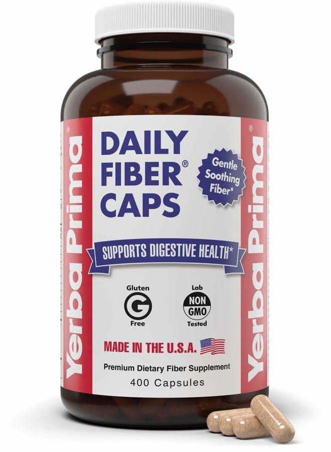 Daily Fiber Formula, 400 Capsules, 1 Pack