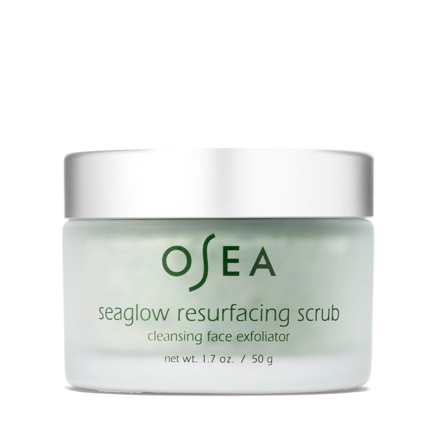 OSEA Seaglow Resurfacing Face Cleanser and Scrub 17 oz 2in1 For All Skin Types Facial Exfoliator and Cleanser Clean Beauty Vegan Skincare