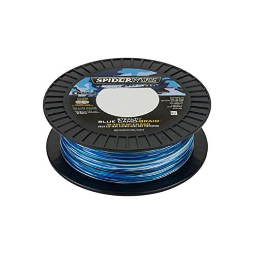 SpiderWire Stealth Superline Blue Camo 80lb 362kg 500yd 457m Braided Fishing Line Suitable for Saltwater and Freshwater Environments