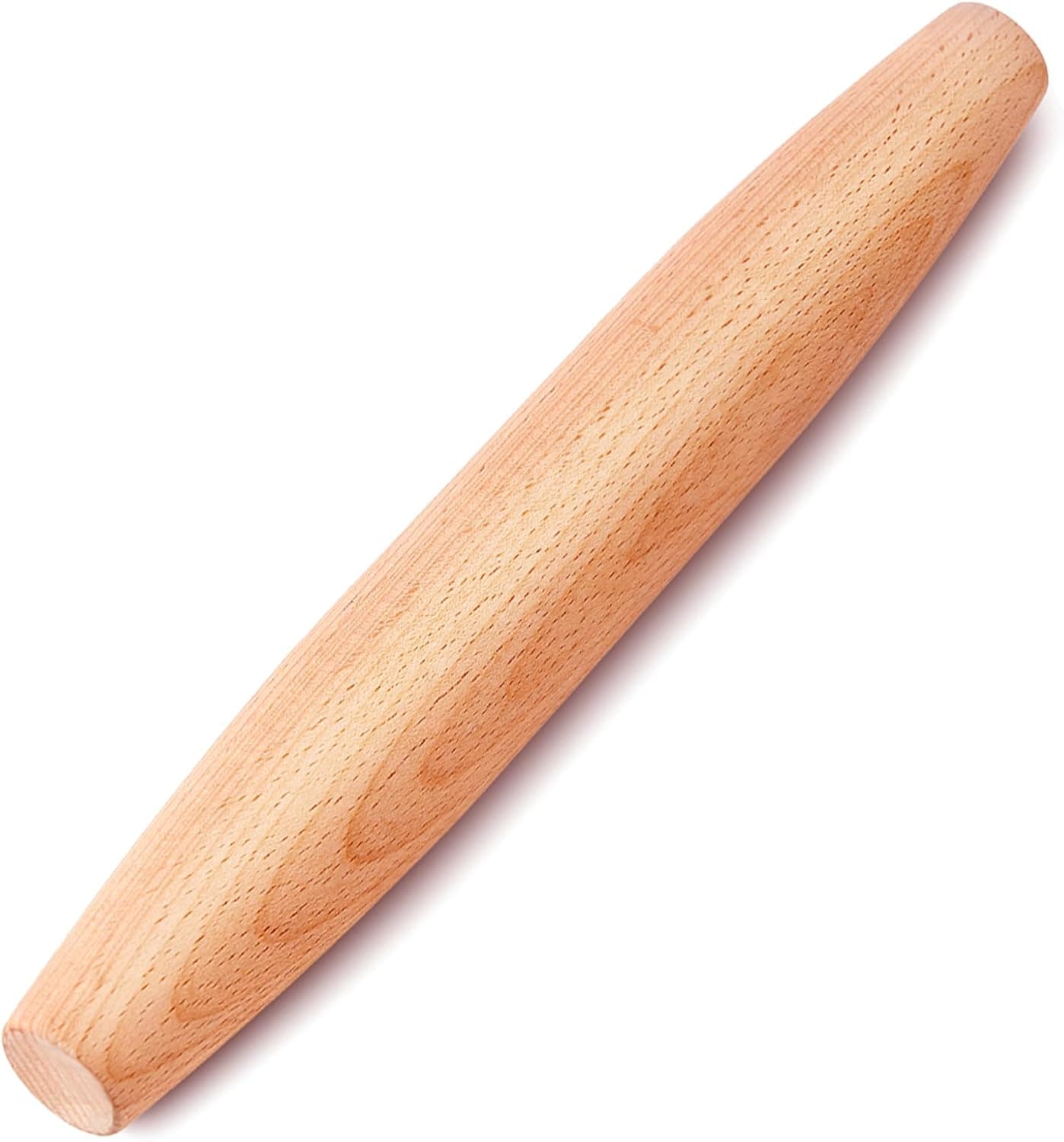 French Rolling Pin for Baking AMPSEVEN Wooden Rolling Pin Dough Roller for Pizza Fondant Pasta Dumpling tortillas 20cm79inch