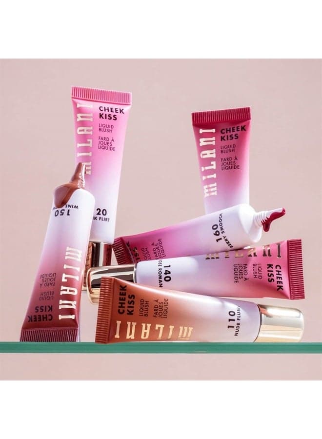 Cheek Kiss Liquid Blush Makeup - Blendable & Buildable Cheek Blush, Lightweight Liquid Blusher and Cheek Color