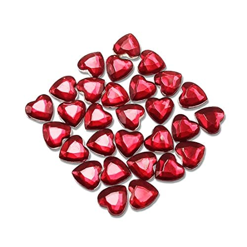 DIY Crafts 100 grm, As Image, 0.5mm x 0.5mm As Image DIY Accessory Findings Jewellery Clasps Fittings DIY Jewellery Making Accessories Red Color Plastic Material S (100 grm, As Image)