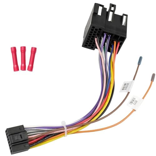 Jayubien Radio Stereo Wiring Harness Adapter Compatible with Hyundai Elantra Genesis Santa Azera Kia Forte Optima Rio 36Pin Car Radio Connector 2012-Below
