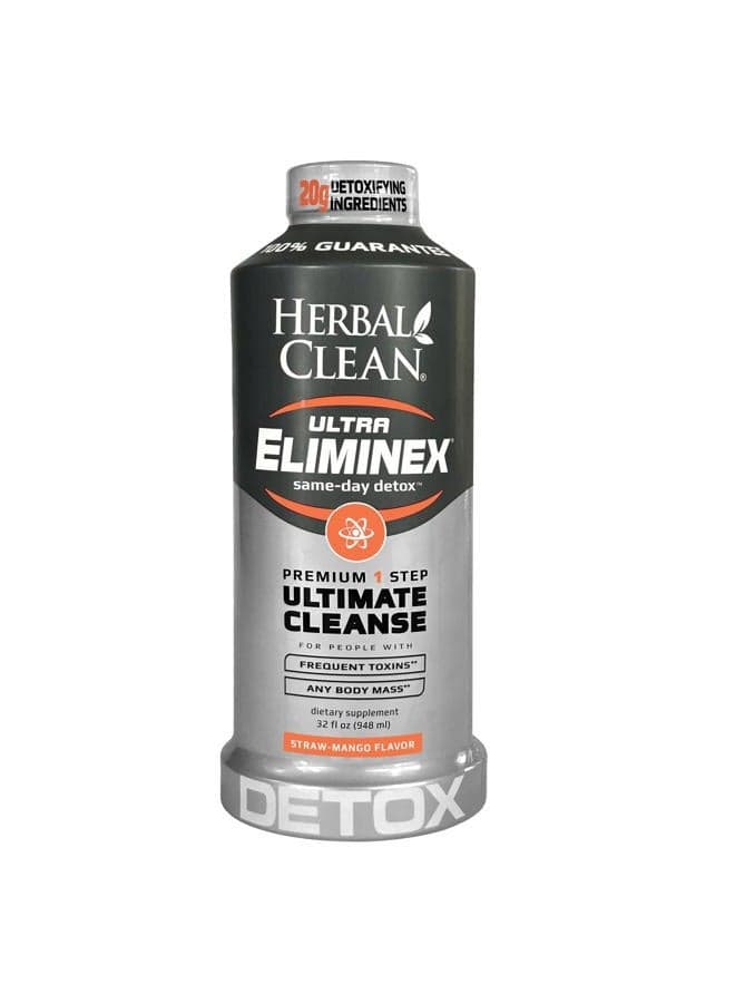 Ultra Eliminex, Premium 1 Step Ultimate Cleanse, Same-Day Detox, (Straw-Mango, 32 fl oz)