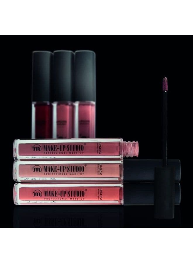 Make-Up Studio Amsterdam Make-Up Lip Glaze - High Shine Effect - Comfortable, Lightweight Wear - Hydrating And Conditioning - Stays On All Day - Glossy Feel - Non Sticky - Maroon Stiletto - 0.13 Oz