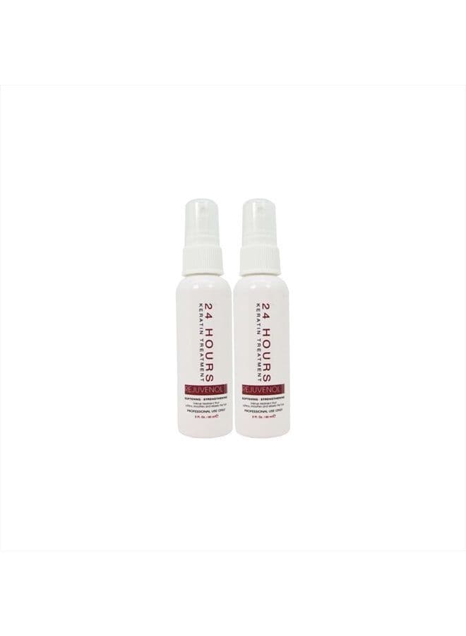 24 Hours Keratin Treatment with Collagen 2oz"Pack of 2"