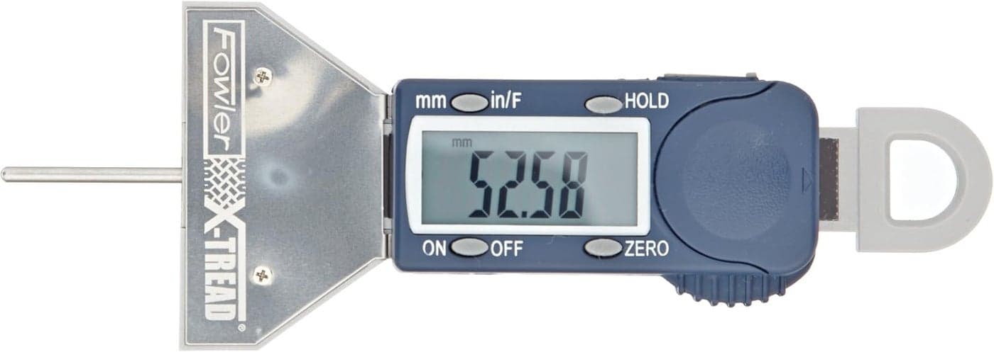 Fowler X-Tread Tire Gauge with LCD Display, 1" Maximum Measurement