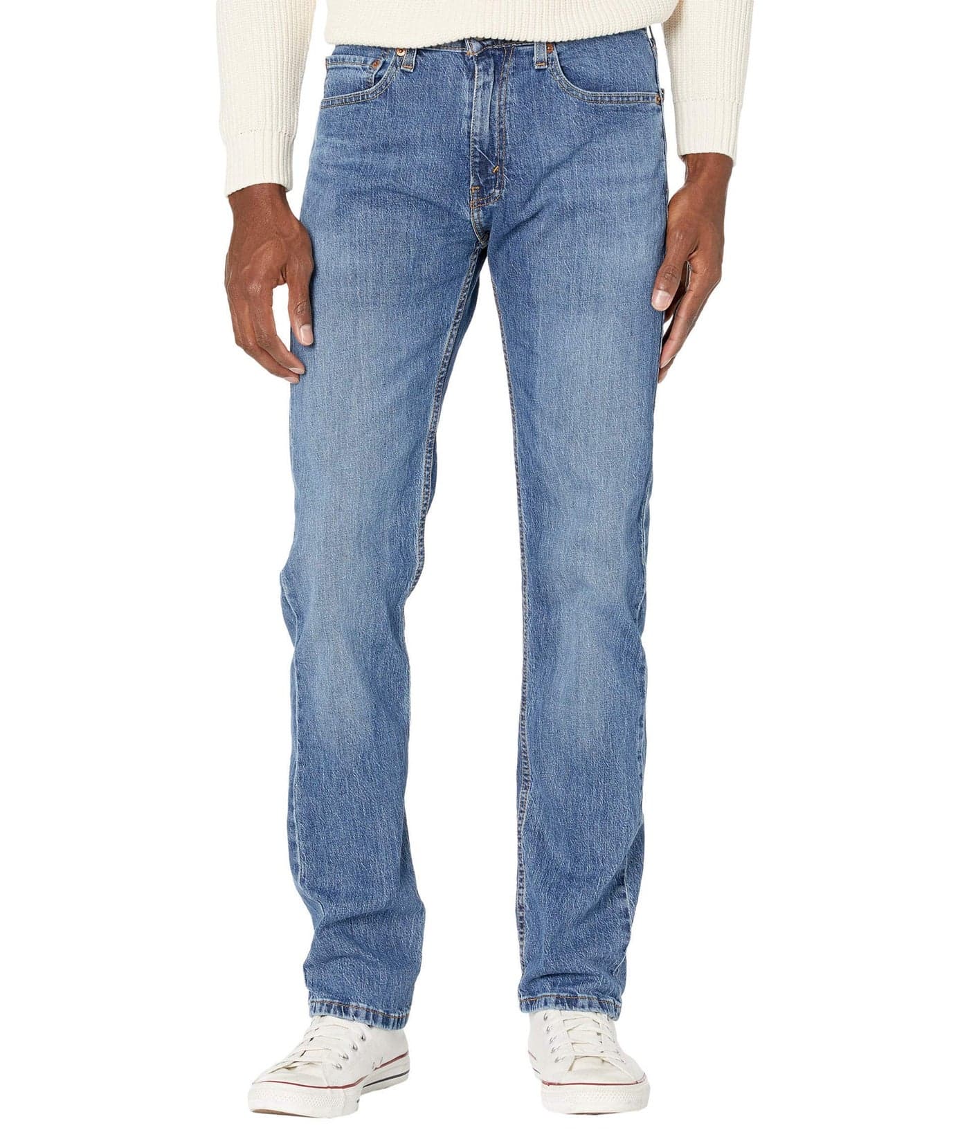 Levi's Men's 505 Regular Fit Jeans (Also Available in Big & Tall), Fremont Drop Shot-Medium Indigo, 38W x 32L