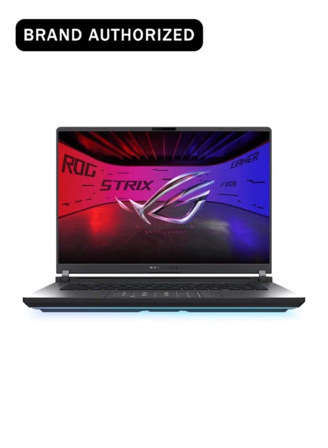 ROG Strix G16 Intel Core i7 14650HX Processor, 16 GB RAM, 1TB SSD, 8 GB NVIDIA RTX 5060, 16" 2.5K FHD+ 165Hz Display, Windows 11 Home, English & Arabic Keyboard, 1 Year Warranty | G615JMR-G7161W Eclipse Grey