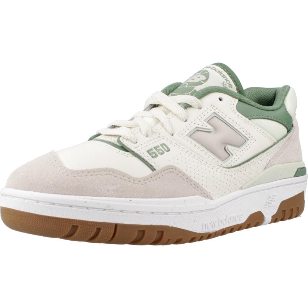 New Balance 550 WMNS Sneakers LinenNatural MintMallard Green Size 65